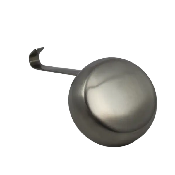 Louche à Sauce Tomate à Fond Plat en Inox 23cl - Spéciale Pizza | Shopifit – Image 3