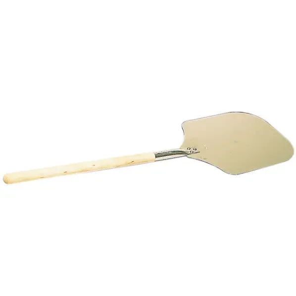 Pelle à Pizza en Aluminium avec Manche en Bois - 35 x 30 cm | Shopifit